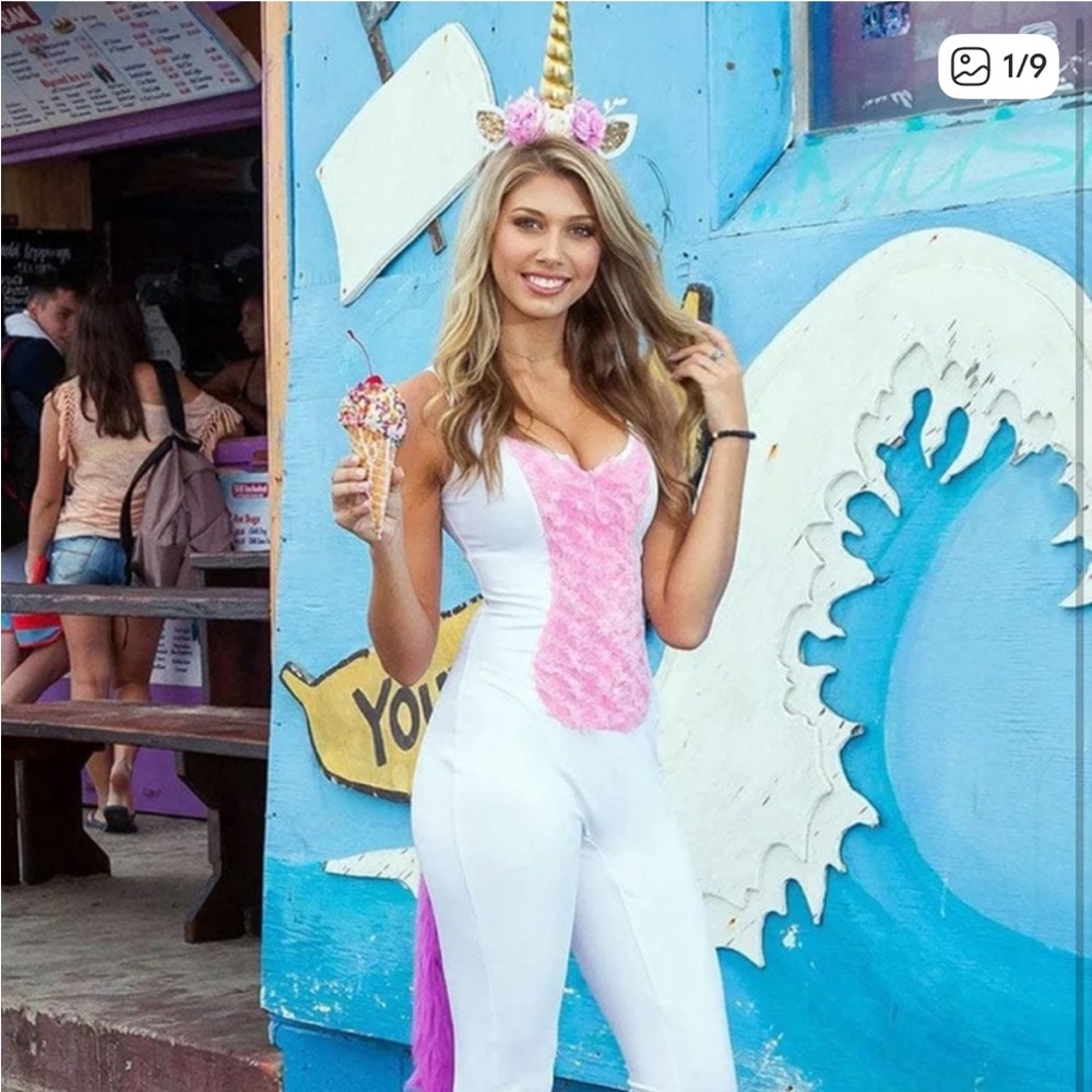 Tipsy Elves Unicorn Jumpsuit Small